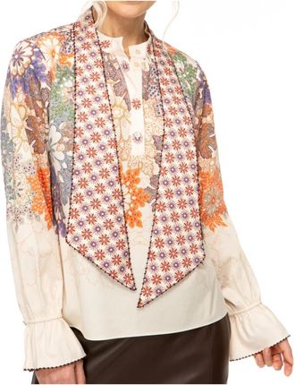 Ivi Seaside Collection Ivi, Overhemden, Dames, Veelkleurig, S, 1645 Snowflake Blouse