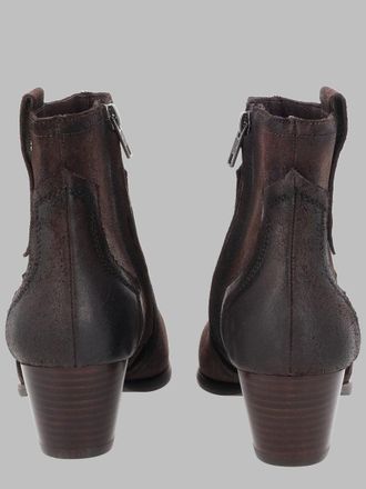 Ash Flare Ankle Boot - Brown