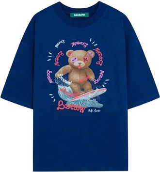 Barrow Jersey T-Shirt - Heren - T-shirts - Blauw - XL - Katoen - Tops