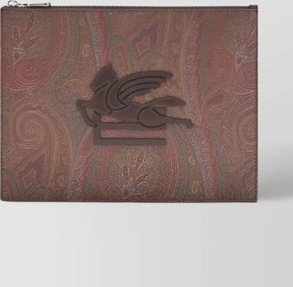 Etro paisley pouch clutch bag