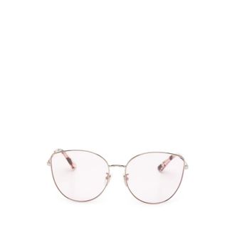 Alexander McQueen Accessoires, Dames, Roze, ONE Size, Cat-eye Zonnebril