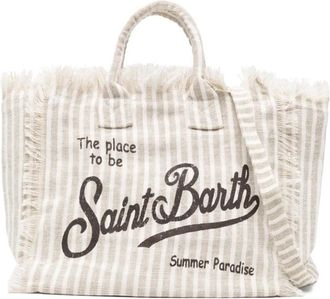 MC2 Saint Barth Beige Logo Tote