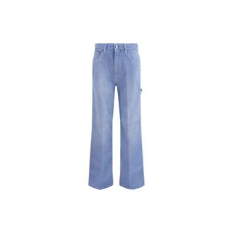 Haikure Wide Jeans, female, Blue, Size: W27 Relaxed Fit Cotton Jeans