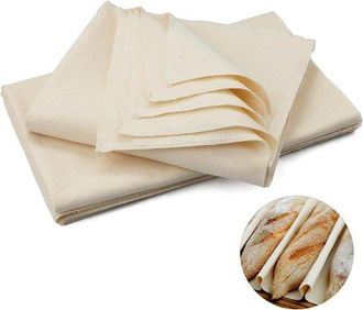 OEM Juego De 3 Pa&ntilde;os Para Masa - Ideales Para Pan Y Reposter&iacute;a, 75 X 45 Cm, Algod&oacute;n