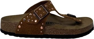 Birkenstock Gizeh Rivet Regular Fit - male - Birkenstock - Flip Flops - Brown - 5 UK - Shoes