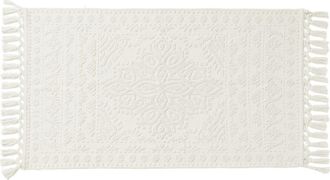 French Connection Nellore Fringe Bath Rug in Ivory at Nordstrom Rack, Size 26X49
