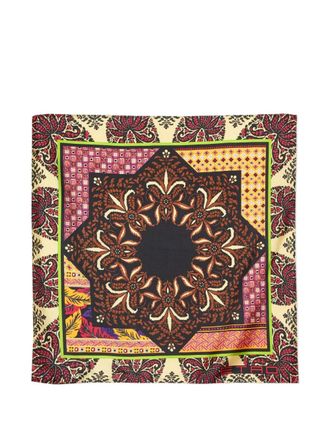 Etro floral paisley-print pocket square - men - Silk - One Size - Multicolour
