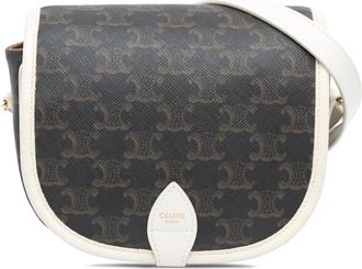 Celine Pre-owned Womens Monogram Saddle Bag - Dark Grey Textile - One Size