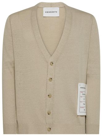 Amaranto Label Detail Cardigan