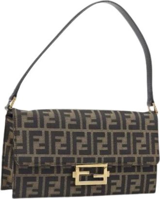 Fendi Pre-owned Vintage Zucca Shoulder Bag - - Pre-owned - Donna - Marrone - ONE SIZE