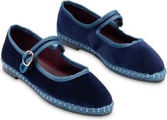 Flabelus Montague Mary Jand Flat in Azul at Nordstrom, Size 5Us