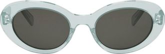 Celine 3 Dots Smoke Oval Ladies Sunglasses CL40193I 93A 53