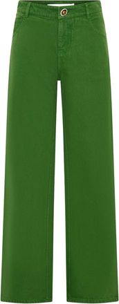 CHRISTOPHER ESBER Jeans in cotone con cinque tasche - Verde