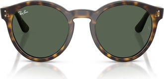 Ray-Ban 52mm Phantos Sunglasses in Havana /Dark Green at Nordstrom