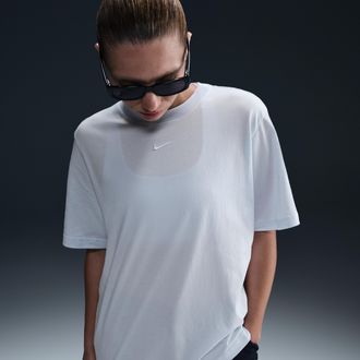 Nike Womens Nike Sportswear Essential T-Shirt in Blue | FD4149-423