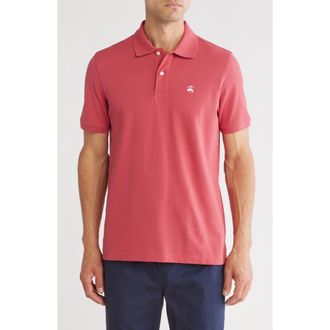 Brooks Brothers Cotton Piqu&eacute; Polo in Garnet Rose at Nordstrom Rack, Size X-Large