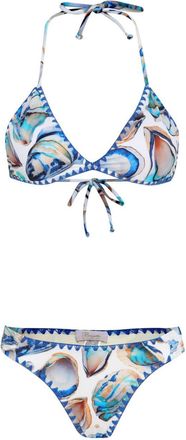 Brigitte Bikini con stampa - Bianco