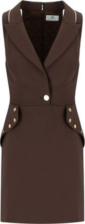 Elisabetta Franchi ABITO CUT-OUT COFFEE ELISABETTA FRANCHI
