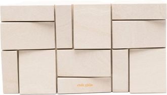 Cult Gaia Galleria Geometric-block Clutch Bag