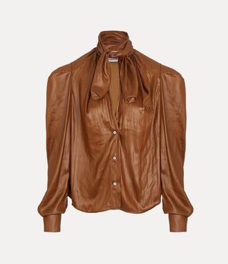 Vivienne Westwood Now Blouse Polyester Cognac 40 Women
