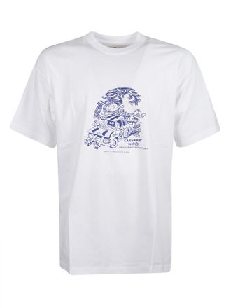 Carhartt Work in Progress White Printed T-shirt