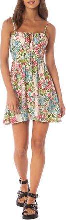 Maaji Danika Floral Cover-Up Dress in Open White at Nordstrom Rack, Size Medium