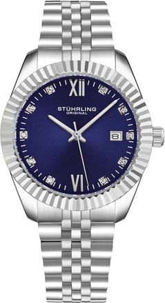 Stührling Symphony Quartz Blue Dial Ladies Watch M17179