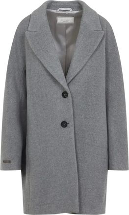 PESERICO Cappotto monopetto in lana - Grigio