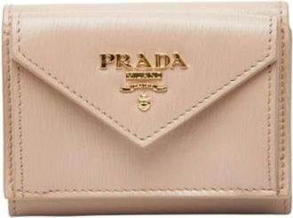 Prada Pre-owned Wallets, female, Pink, Size: ONE SIZE Pre-owned Leather Wallet
