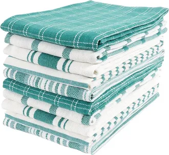 KAF Home Kaf Home Assorted Flat Kitchen Towels Set Of 10