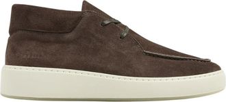 Nubikk Donkergrijze Gio Stijlvolle Sneakers - Heren - Veterlaarzen - Grijs - 44 EU - Schoenen