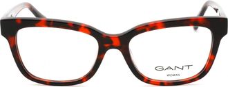 GANT GA4140 Tortoiseshell Acetate Eyeglasses - Brown