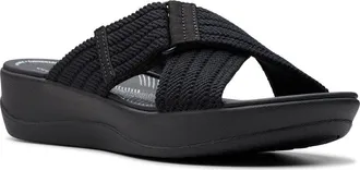 Clarks Arla Wave Sandal in Black at Nordstrom Rack, Size 8