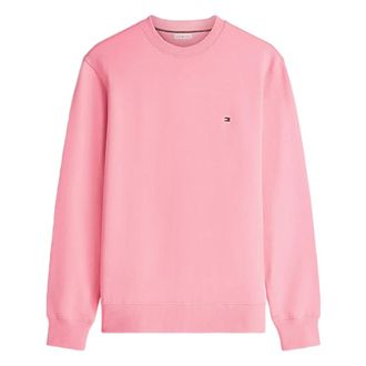 Tommy Hilfiger Essential Terry Crewneck - - Sweatshirts & Hoodies - Uomo - Rosa - XL