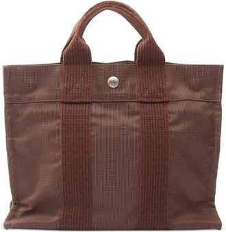 Herm&egrave;s Borsa tote PM Air Line anni 2010 - Marrone