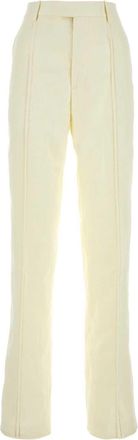 Bottega Veneta Cream Linen Pant
