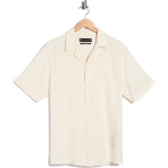 AllSaints Burman Camp Shirt in Sandy Taupe at Nordstrom Rack, Size Xx-Large