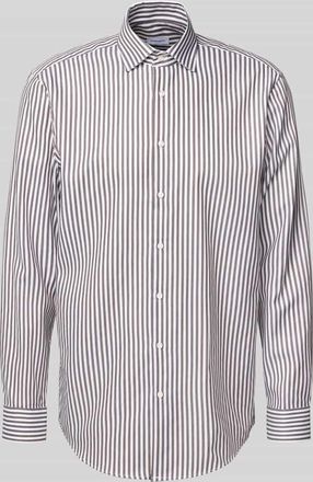 Seidensticker Regular Fit Business-Hemd mit Kentkragen in Mittelbraun, Größe 39