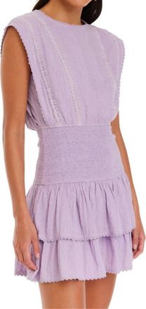 Allison New York Kenzie Mini Dress In Lilac