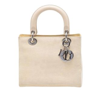 Dior Pre-owned Lady Handbag - Dames - Vintage Handtas - Beige - ONE Size - Vintage