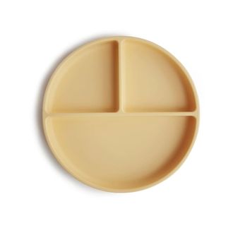 Mushie Plato ventosa-compartimentos daffodil