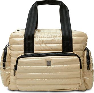 Think Royln Voyager Travel Bag in Blonde Patent at Nordstrom