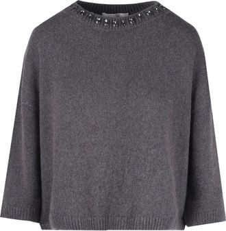 Liviana Conti Maglieria a girocollo - - Knitwear - Donna - Grigio - S