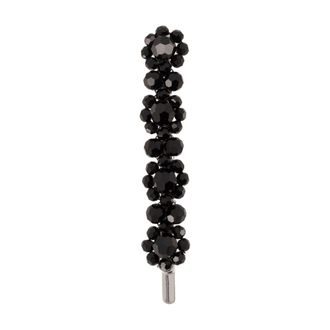 Simone Rocha Black Bead-Clustered Hair Clip - Black