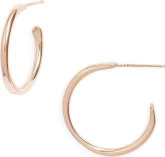 Nashelle Small Loom Hoop Earrings in Gold Fill at Nordstrom