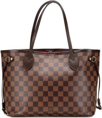 Louis Vuitton Brown Ebene Pvc Leather Handbag Tote Bag (Pre-Owned)