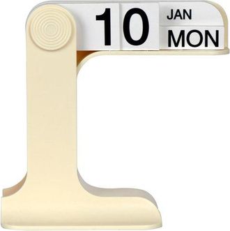 OEM Calendario De Escritorio Con Funci&oacute;n De Paso De P&aacute;gina, La Semana Y El D&iacute;a, Ideal Como Decoraci&oacute;n Para Tu Escritorio En Casa (beige)