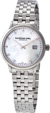 Raymond Weil Toccata Quartz Diamond White Mother of Pearl Dial Ladies Watch 5985-ST-97081
