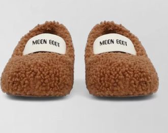 Moon Boot shearling ballerina flats