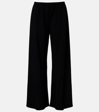 The Row Pantaloni Gala in cady a gamba larga